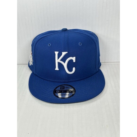 New Era Kansas City Royals MLB 9FIFTY World Series SnapBack Hat Cap OSFM NWT - Picture 1 of 5